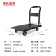 Leyou Baiyi small trolley flat trolley 72*47cm 4 inch TPR light sound wear-resistant load-bearing 500Jin Jin is equal to 0.5kg decoration moving small trailer transport truck small puller pull truck folding trailer