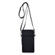 Cute and cute new large screen mobile phone bag women's shoulder crossbody bag coin purse Oxford cloth bag wrist bag mom bag dancing arm bag large size (black)