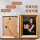 Photo frame empty frame table picture frame mounting 5 inches 6 inches 7 inches 8 inches simple hanging wall decoration wooden frame license frame coffee color 6 inches 10*15cm