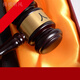 Listen to the wind by leaning on the building, auction hammer, judge's hammer, court hammer, solid wood court trial hammer, auction hammer, approval gavel 11