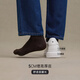 THOM WILLS Lei Jun's same style thick-soled white shoes men's height-increasing genuine leather casual shoes white G931-1 7/40 size