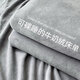 Fu丨Anna autumn and winter blanket milk coral fluff blanket thickened sheets student dormitory SDL baby blue thickened plus velvet single sheet 120cm*230cm