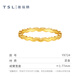 Xie Ruilin (TSL) Anillo de oro 5G CARRILLO DE ORO COMPLETO Línea ondulada Línea de oro Línea de oro Full And YX724 Categoría de precios (tarifa de trabajo alrededor de 680 yuanes) 1.95 g (15 puerto de anillo)