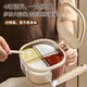 Added seasoning box integrated multi-compartment kitchen multi-functional transparent seasoning jar salt pepper MSG combination seasoning box