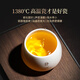 Unclumsy mutton fat jade master cup single cup for tea drinking Dehua ceramic kung fu tea cup free white porcelain Zen cup