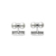 Mikimoto men's pearl cufflinks, exquisite and simple, silver, low-key, luxury, formal suit accessories, gift for husband, PF-307S | 7mm pearls, 2 pieces