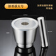 FANCYCHIC thickened double-layer 304 stainless steel garlic pounder jar garlic mortar masher grinder mortar restaurant grade 304 cone shaped deepened version extra large double