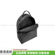 迈克.科尔斯（MICHAEL KORS）MKSheila银色五金配件拉链开合帆布双肩包中号女款黑色时尚潮流百 基础装(包+防尘袋)