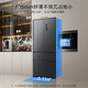 Meiling (MeiLing) 506 upgraded energy efficiency double frequency French multi-door four-door refrigerator household thin air-cooled frost-free antibacterial large capacity gray BCD-506WP9CX gray