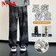NASA XVVX American Casual Hosen Herren 2025 Frühlings- und Herbst-neuer Stil für Teenager Einfacher Trend direkter Leg Casual Vielseitig viel leges Hose K9855 Leichte Farbe L.