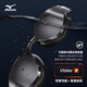 Mizuno (MIZUNO) high-definition waterproof and anti-fog myopia-coated swimming goggles for men and women adult swimming goggles professional training swimming cap set equipment electroplated black silver flat light no prescription