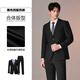 HLA Heilan Home Suit Suit Men's Quality Gentleman Business Wedding Suit Suit Men HTXAD3W017A Black 17 (suit + trousers) L 175/92A recommended 126~140Jin Jin equals 0.5 kg