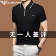 Chiarmania summer men's mercerized cotton short-sleeved lapel T-shirt ice silk Paul high-end POLO collar shirt new men's casual and comfortable A-691 white XS 160