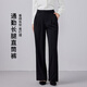 Troman black suit trousers, women's trousers, spring and autumn new formal interview wear, slim straight trousers, professional drape trousers