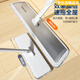 Baojiajie Wasserspray Mopp 2025 NEU HAND WASH-FREI Home One-Mop Spray Clean Flat Plate Lazy Bodenartefakt SN9756 Deluxe 60 cm Spray Mopp (insgesamt 4 Stoffstücke)
