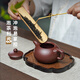 Guyuetang Yixing purple clay teapot set, famous handmade purple clay teapot, teapot, Kung Fu tea set, Ruyi Xishi teapot, single pot