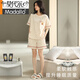 
Modal pajamas for women in summer pure cotton thin short sleeves 2025 new cute and wearable summer home clothes two-piece set YZT9885 M women spot suitable for 155-162CM, weight