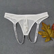 TTPMER Men's Cool and Breathable Double Elastic Mesh Sexy Micro-Thin Thread Thong Any 4 platters One Size 90Jin [Jin equals 0.5 kg] - 140Jin [Jin equals 0.5 kg]