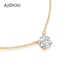 AJIDOU Ajidou Necklace Birthday Gift Fashionable Sparkling Zirconia Pendant Necklace for Girlfriend and Wife Gold