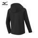Mizuno outdoor jacket men's three-in-one jacket windproof two-piece warm mountaineering sportswear black M