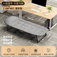 Xiaojiangzi folding bed lounge chair lunch bed multi-function single camp bed office nap bed accompanying bed gray 180*60