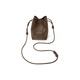 Calvin Kleinpu Rope Knot STRAP Géométrique Versatile Small Sac CK Sac Crossbody Sac Small Femme Multi-couleur Boîte cadeau brun foncé brun foncé
