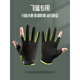 Tongrubi Fishing Gloves Summer Thin Lure Special Non-Slip Anti-thorn Bait Summer Sea Fishing Fly Knock Catching Fish Rub Bait Mesh Three Finger-Black Orange
