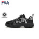 FILA children's running shoes 2025 autumn men's and women's knob sports shoes cat claws