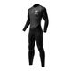 Ride ship 3MM diving suit one-piece snorkeling suit for women thickened warm surfing suit swimsuit black gray long sleeve male adult black gray_3MM S