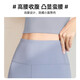 Coach recommended 2025 new yoga clothes for women, tops, trousers with chest pads, long sleeves, running, Pilates and fitness, sea rock gray yoga trousers XL, suitable for 115-130 Jin Jin equals 0.5 kg
