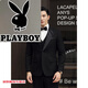 Playboy (PLAYBOY) groom wedding suit men's suit formal dress business casual slim British wool suit three-piece suit black two-piece suit top + pants + lining 52XL 120-135Jin Jin equals 0.5 kg to wear