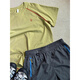 Yusenyi yellow-green anti-skin quick-drying short-sleeved men's and women's summer sweat-absorbent breathable sports cycling clothes half-sleeved outdoor cool T-shirt yellow-green upgraded version M