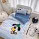 MUJI 100% cotton Class A kindergarten cartoon embroidery three-piece set for babies to enter the kindergarten special quilt cover with core six or seven-piece set Dog companion pure cotton fabric skin-friendly and comfortable children's bed sheet style three-piece set - quilt cover 120*150cm