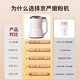 Jingyan household small mill ultra-fine grain grinder crushable Panax notoginseng grinder Chinese medicine powder machine 600W moonlight white upgraded twelve blades