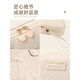 XMSJ Japanese imported quality cosmetic bag for women 2025 new portable small cosmetic storage bag travel cosmetic bag bag French woven clutch white large size