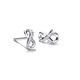 PANDORA Shining Eternity Symbol Earrings 925 Silver Infinity Symbol Fashionable and Versatile Birthday Gift for Girlfriend 298820C01 One Size