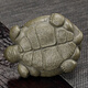 Tianshengtang Turtle Zisha Tea Pet Wenwan Small Tea Play Ornaments Fine Tea Table Tea Tray Ornaments Yixing Handmade High-end Longevity Turtle Tea Pet Qingduan Clay