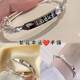 Authentic platinum bracelet for women, flowery push-pull adjustable platinum bracelet, moissanite gift for your lover, whitening/showing temperament/top quality/lucky push-pull bracelet, about 22 grams, the actual product shall prevail. Collect + follow for priority delivery