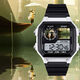 
Light Escape Sky Mushroom White Bird Keel surrounding electronic watch small square waterproof luminous no entertainment function gift [Stylish silver-electronic watch] z3895 Light Escape Super Value Gift Pack (Extra Long Battery + Gift Box Packaging)