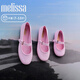 Melissa (melissa) MELISSA/Melissa 2025 new girls' flat ballet shoes simple round toe middle children's shoes 36244 black size 34 10.5