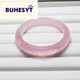 BUHESYT Pink Crystal Bracelet Madagascar Undyed Glueless Crystal Clear Flat Round Bars Various Circles No. 1267 55 Rounds Mouth Jelly Purple Powder