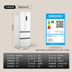 TCL 321 liter French multi-door four-door first-class energy efficiency 33 decibel bass small apartment white refrigerator ultra-thin air-cooled frost-free household refrigerator trade-in R321V5-D ivory white