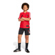Adidas (adidas) children's clothing 25 autumn children's Manchester United casual cultural shirts big children's football sports short-sleeved shirts jersey JN2908 JN2908 Manchester United Red 128