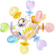 Manhattan hand ball baby toy silicone chewable teether for babies 3 to 6 months old, 0 to 1 years old, Manhattan hand ball teether