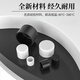 Tongji flat head thickened silicone sleeve high temperature resistant silicone protective sleeve steel pipe round pipe rubber protective cap threaded screw cap inner diameter 50.5 mm * inner length 26.5 mm (default black