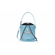 Vivienne Westwood Queen Mother DAISYLogo Crocodile Pattern Calfskin Bucket Bag Light Blue Basic Pack (Bake + Dust Bag)