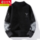 Woodpecker sweater men's autumn and winter sweater line non-sheep thickened sweater warm base knitted sweater clothes 20736/1968 off-white XL