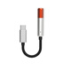 SHANLING UA Mini broadcast control version decoding amp cable HIFI small tail mobile phone computer adapter cable DSD256 hard decoding type-c to 3.5mm interface audio cable UA MINI broadcast control version orange silver