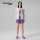 Saucony Sports Windbreaker para mujeres en primavera y verano cómodo y versátil suelto y transpirable protector solar chaqueta tejida de agua avena