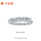 Liuguifu Jewelry Platinum Ring Starlight PT950 Platinum Ring for Women PT0100131-17# 1.20g